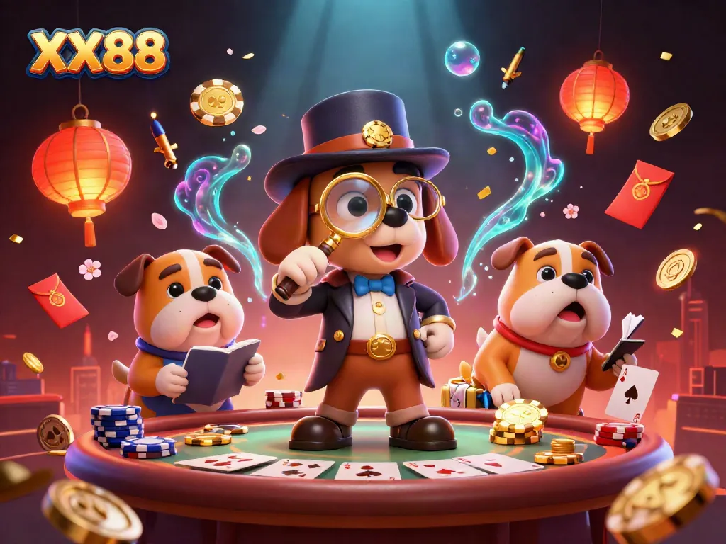 Engage with the thrilling XX88 poker adventure led by a detective bloodhound and Watson.