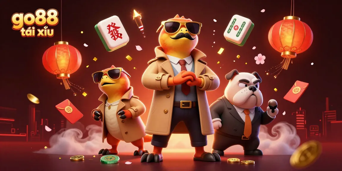 Play go88 tài xỉu with raptors entering a VIP lounge, surrounded by festive casino elements.