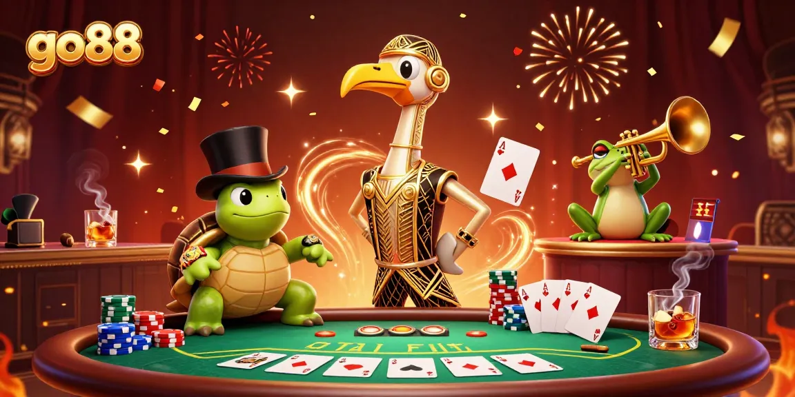 Join the excitement at go88 with vibrant games and stunning characters in a lively casino scene.