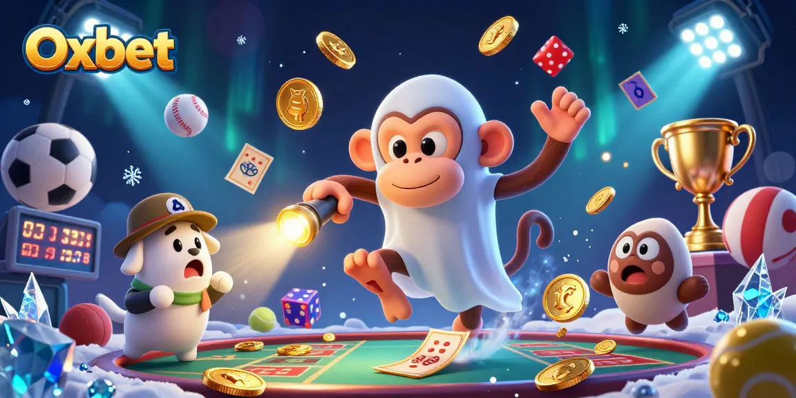Engage with Oxbet's immersive sports betting experience in a vibrant casino scene.